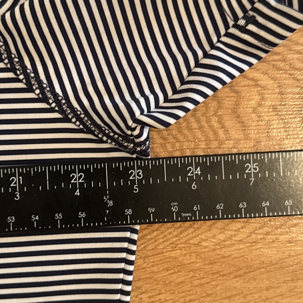 Bonobos Golf Polo Shirt Mens Large Standard Fit Blue Striped M-Flex Performance - Picture 3 of 8